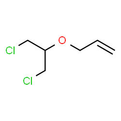 ChemSpider 2D Image | 3-[(1,3-Dichloro-2-propanyl)oxy]-1-propene | C6H10Cl2O