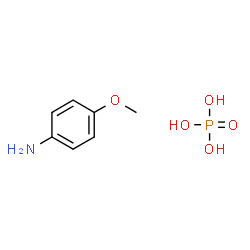 ChemSpider 2D Image | 4-Methoxyaniline phosphate (1:1) | C7H12NO5P