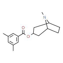 ChemSpider 2D Image | 8-Methyl-8-azabicyclo[3.2.1]oct-3-yl 3,5-dimethylbenzoate | C17H23NO2