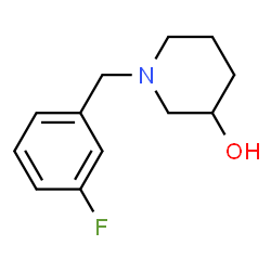 ChemSpider 2D Image | 1-(3-Fluorobenzyl)-3-piperidinol | C12H16FNO