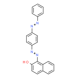 ChemSpider 2D Image | 1-{[4-(Phenyldiazenyl)phenyl]diazenyl}-2-naphthol | C22H16N4O