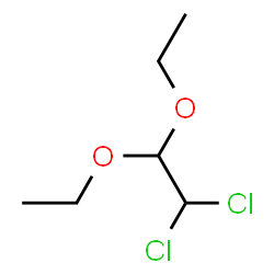 ChemSpider 2D Image | 1,1-Dichloro-2,2-diethoxyethane | C6H12Cl2O2