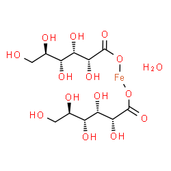 ChemSpider 2D Image | Iron(II) gluconate | C12H24FeO15