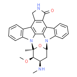 ChemSpider 2D Image | (3R,4R,6S)-3-Methoxy-2-methyl-4-(methylamino)-29-oxa-1,7,17-triazaoctacyclo[12.12.2.1~2,6~.0~7,28~.0~8,13~.0~15,19~.0~20,27~.0~21,26~]nonacosa-8,10,12,14,19,21,23,25,27-nonaen-16-one | C28H26N4O3