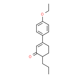 ChemSpider 2D Image | 3-(4-Ethoxyphenyl)-6-propyl-2-cyclohexen-1-one | C17H22O2