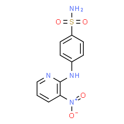 ChemSpider 2D Image | 4-({3-nitropyridin-2-yl}amino)benzenesulfonamide | C11H10N4O4S