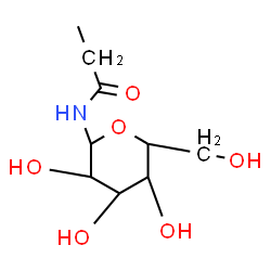ChemSpider 2D Image | N-Propionylhexopyranosylamine | C9H17NO6