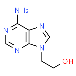 ChemSpider 2D Image | 2-(6-Aminopurin-9-yl)ethanol | C7H9N5O