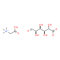ChemSpider 2D Image | Carboxy-N,N,N-trimethylmethanaminium D-glucuronate | C11H21NO9