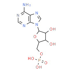 ChemSpider 2D Image | L-adenosine-5'-monophosphate | C10H14N5O7P