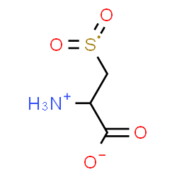 ChemSpider 2D Image | (2-Ammonio-2-carboxylatoethyl)(dioxido)-lambda~6~-sulfanyl | C3H6NO4S