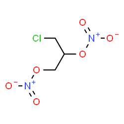 ChemSpider 2D Image | 3-Chloro-1,2-propanediyl dinitrate | C3H5ClN2O6