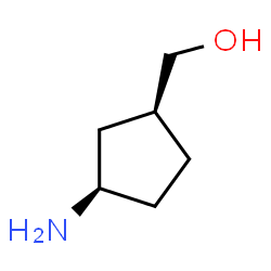 ChemSpider 2D Image | [(1S,3R)-3-Aminocyclopentyl]methanol | C6H13NO