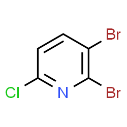 ChemSpider 2D Image | 2,3-Dibromo-6-chloropyridine | C5H2Br2ClN