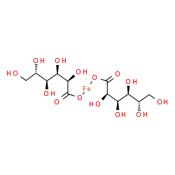 ChemSpider 2D Image | Iron(2+) di(L-mannonate) | C12H22FeO14