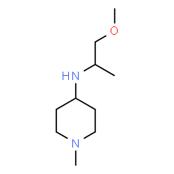 ChemSpider 2D Image | N-(1-Methoxy-2-propanyl)-1-methyl-4-piperidinamine | C10H22N2O