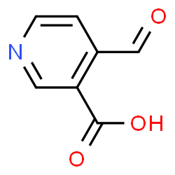 ChemSpider 2D Image | 4-Formylnicotinic acid | C7H5NO3