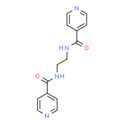 ChemSpider 2D Image | N,N'-1,2-Ethanediyldiisonicotinamide | C14H14N4O2