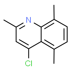 ChemSpider 2D Image | 4-Chloro-2,5,8-trimethylquinoline | C12H12ClN