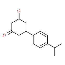 ChemSpider 2D Image | 5-(4-Isopropylphenyl)-1,3-cyclohexanedione | C15H18O2