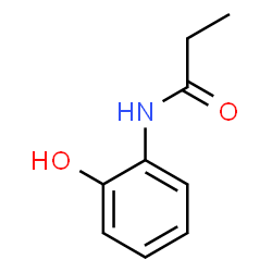 ChemSpider 2D Image | N-(2-Hydroxyphenyl)propanamide | C9H11NO2
