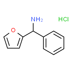 ChemSpider 2D Image | Furan-2-yl(phenyl)methanamine hydrochloride | C11H12ClNO