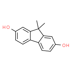 ChemSpider 2D Image | 9,9-Dimethyl-9H-fluorene-2,7-diol | C15H14O2