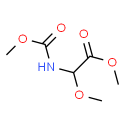 ChemSpider 2D Image | Methyl methoxy[(methoxycarbonyl)amino]acetate | C6H11NO5