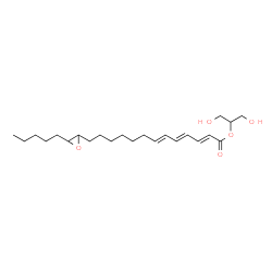 ChemSpider 2D Image | 2-(14,15-epoxyeicosatrienoyl)glycerol | C23H38O5