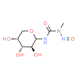 ChemSpider 2D Image | 3-arabinopyranosyl-1-methyl-1-nitrosourea | C7H13N3O6