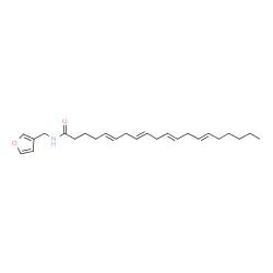 ChemSpider 2D Image | N-(3-furylmethyl)eicosa-5,8,11,14-tetraenamide | C25H37NO2