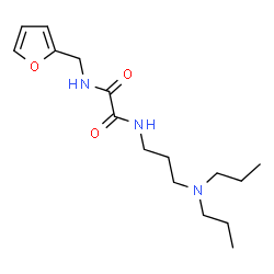 ChemSpider 2D Image | N-[3-(Dipropylamino)propyl]-N'-(2-furylmethyl)ethanediamide | C16H27N3O3