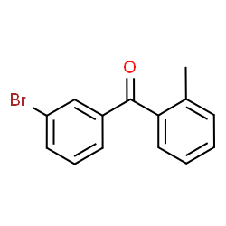 ChemSpider 2D Image | (3-Bromophenyl)(2-methylphenyl)methanone | C14H11BrO