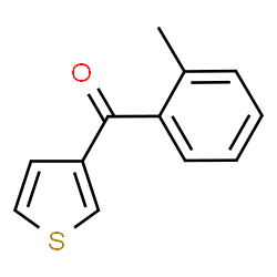 ChemSpider 2D Image | (2-Methylphenyl)(3-thienyl)methanone | C12H10OS