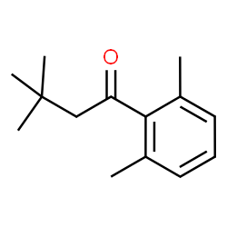 ChemSpider 2D Image | 1-(2,6-Dimethylphenyl)-3,3-dimethyl-1-butanone | C14H20O