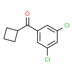 ChemSpider 2D Image | Cyclobutyl 3,5-dichlorophenyl ketone | C11H10Cl2O