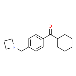 ChemSpider 2D Image | [4-(1-Azetidinylmethyl)phenyl]cyclohexylmethanone | C17H23NO