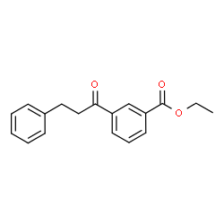ChemSpider 2D Image | Ethyl 3-(3-phenylpropanoyl)benzoate | C18H18O3