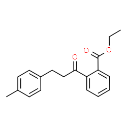 ChemSpider 2D Image | Ethyl 2-[3-(4-methylphenyl)propanoyl]benzoate | C19H20O3