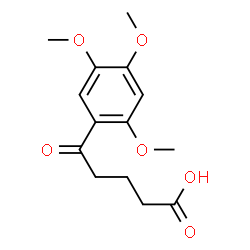ChemSpider 2D Image | 5-(2,4,5-trimethoxyphenyl)-5-oxovaleric acid | C14H18O6
