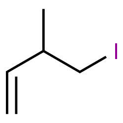 ChemSpider 2D Image | 4-Iodo-3-methyl-1-butene | C5H9I