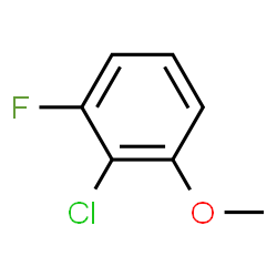ChemSpider 2D Image | 2-Chloro-1-fluoro-3-methoxybenzene | C7H6ClFO