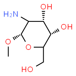 ChemSpider 2D Image | alpha-D-erythro-hexopyranoside, methyl 2-amino-2-deoxy- | C7H15NO5