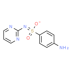 ChemSpider 2D Image | 4-Amino-N-(2-pyrimidinyl)benzenesulfonimidate | C10H9N4O2S