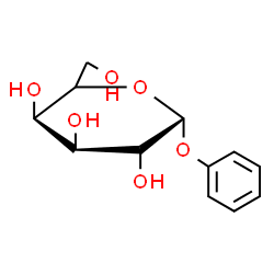ChemSpider 2D Image | Phenyl alpha-D-galactopyranoside | C12H16O6