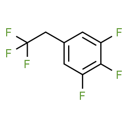 ChemSpider 2D Image | 1,2,3-Trifluoro-5-(2,2,2-trifluoroethyl)benzene | C8H4F6