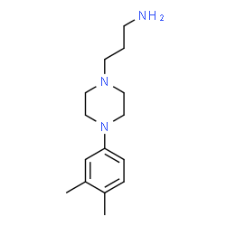 ChemSpider 2D Image | 3-[4-(3,4-Dimethylphenyl)-1-piperazinyl]-1-propanamine | C15H25N3