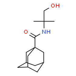 ChemSpider 2D Image | N-(1-Hydroxy-2-methyl-2-propanyl)-1-adamantanecarboxamide | C15H25NO2
