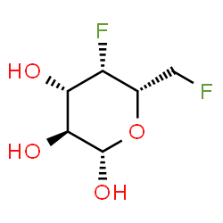ChemSpider 2D Image | 4,6-Dideoxy-4,6-difluoro-beta-L-galactopyranose | C6H10F2O4