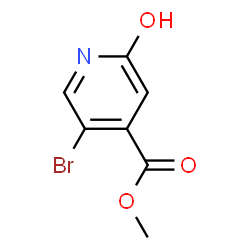 ChemSpider 2D Image | Methyl 5-bromo-2-hydroxyisonicotinate | C7H6BrNO3